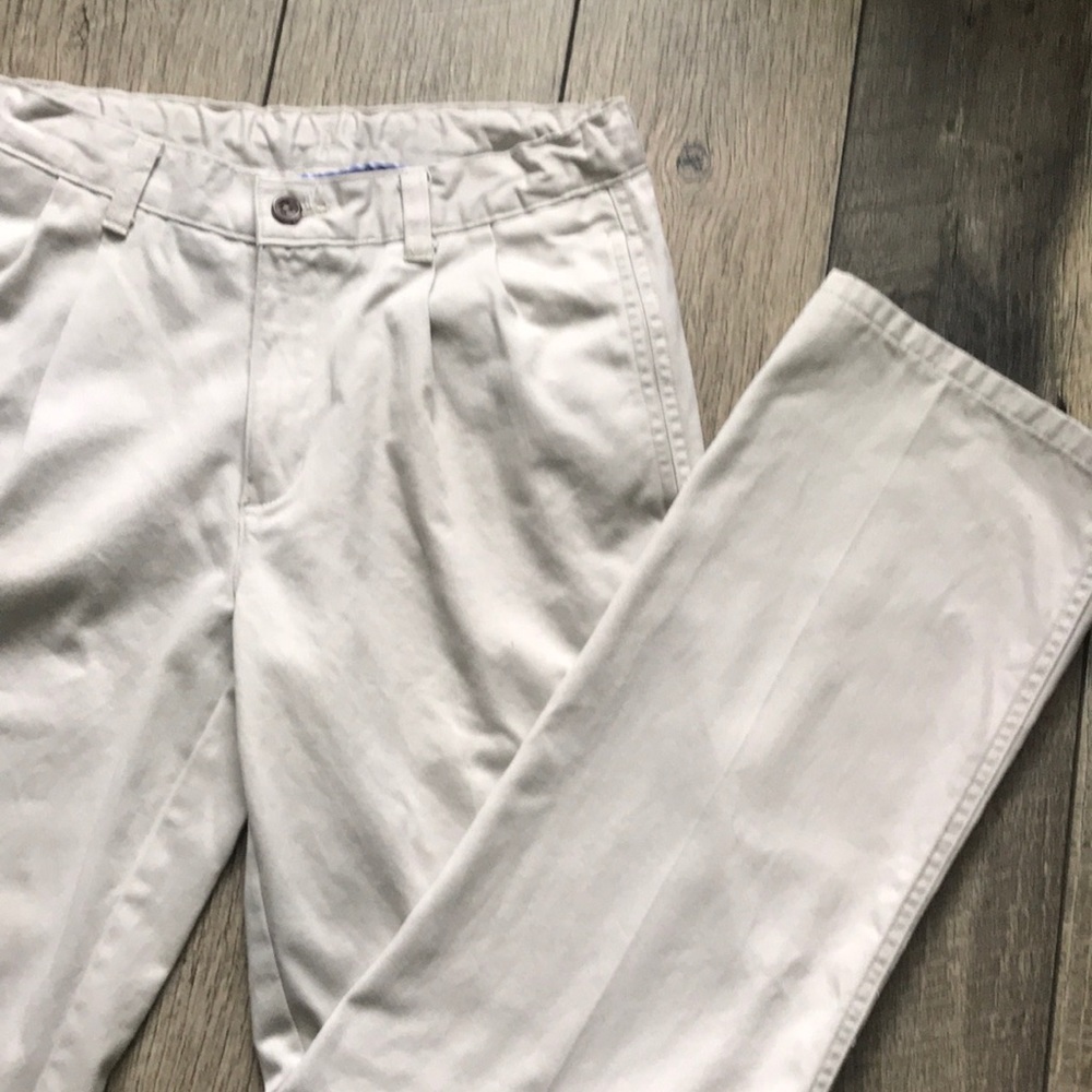 Boys Chaps Khaki Pants Size 16, adj/waistband